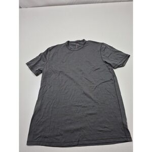 Proof Huckberry Merino Wool Performance Crewneck Shirt Gray Men's Medium